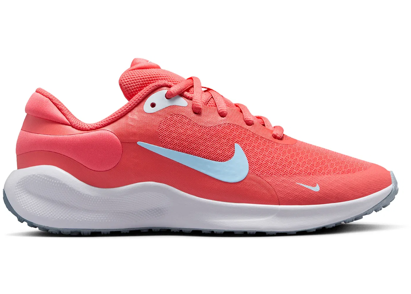 Детские кроссовки для бега с амортизацией Nike Revolution 7 Nike, Magic Ember/Blue Tint/White/Psychic Blue