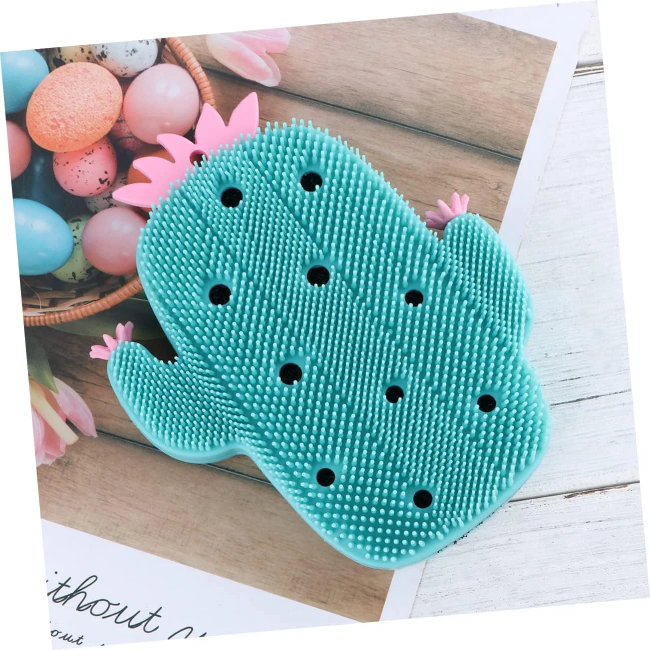 Набор щеток для тела из 3 шт, силиконовые, minkissy, Dark Green — фото 2