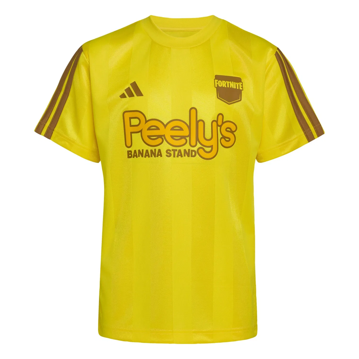 Спортивная футболка Adidas Sportswear Performance Shirt Adidas x Fortnite Peely в желтом и медовом цвете