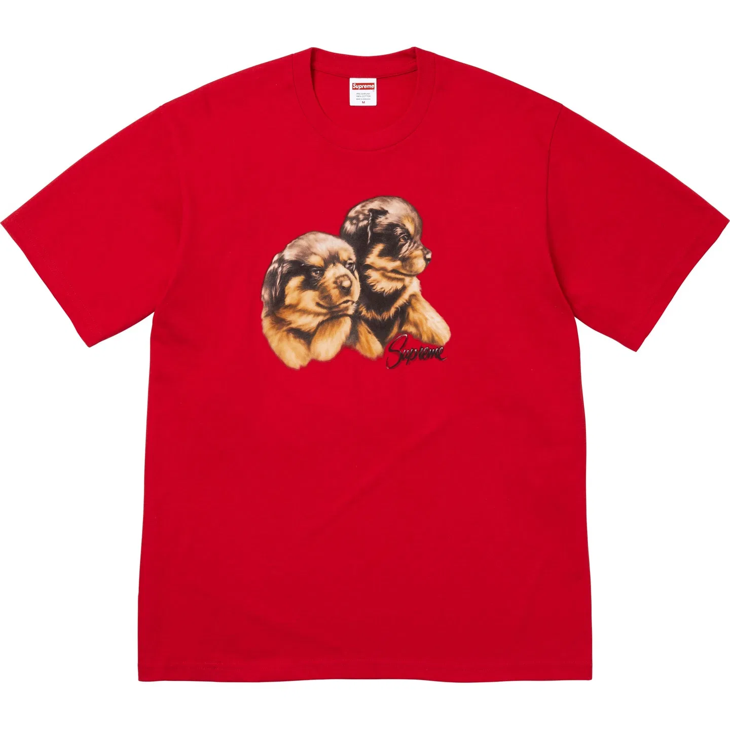 Футболка унисекс с круглым вырезом Supreme, Red/Red