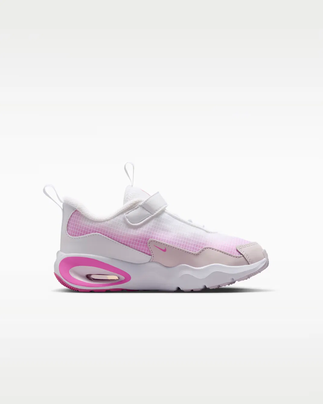 Детские кроссовки Nike Air Max Nova, White/Bleached Lilac/Pink Rise/Playful Pink — фото 3
