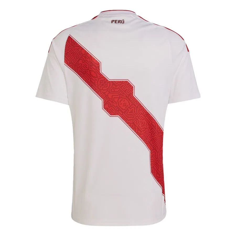 Футболка ADIDAS PERFORMANCE 'Peru 26 Home' белого цвета — фото 2