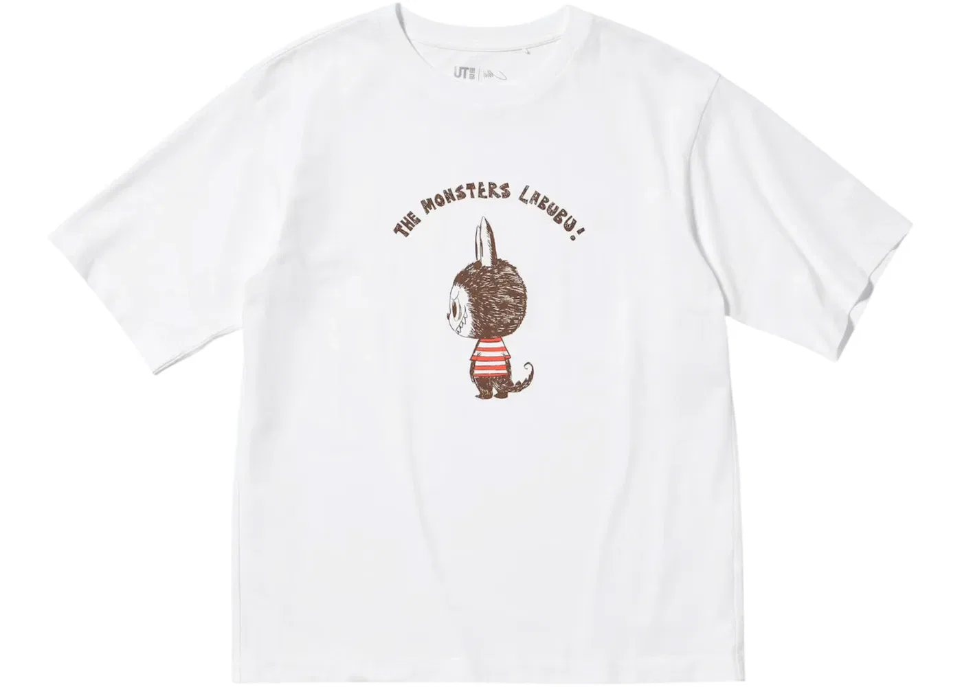 Детская футболка с принтом Uniqlo x POP MART UT Graphic 485520, White