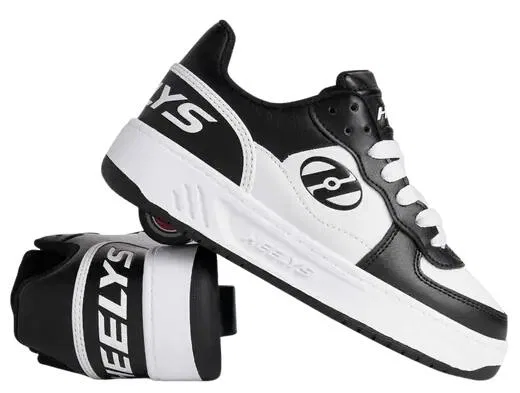Детские кроссовки с роликами Heelys Rezerve Low, Schwarz / Weiss