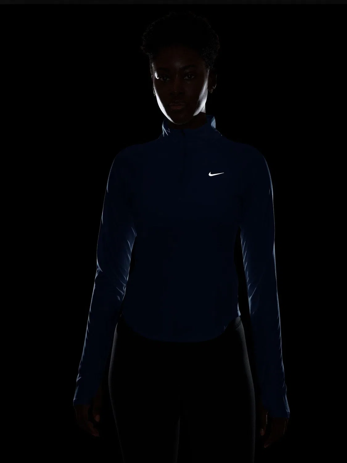 Топ для бега Tempo Nike, Old Royal Blue — фото 4