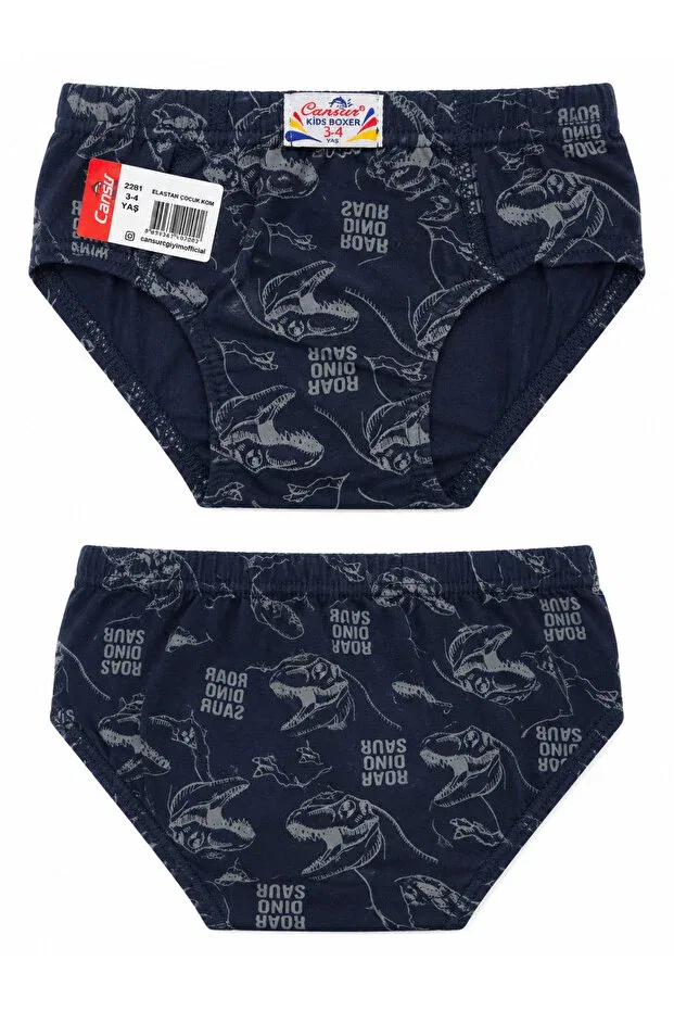 Детские трусы для мальчиков хлопковые Cansu, Navy Blue