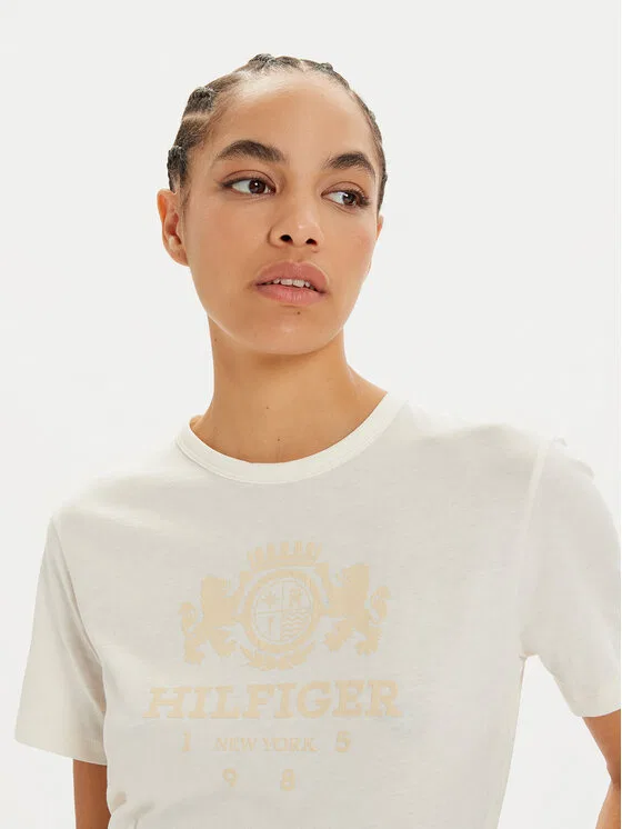 Футболка regular fit Varsity Tommy Hilfiger, белый — фото 4