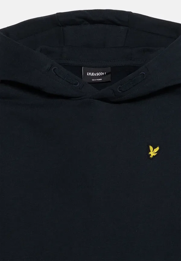 Худи с капюшоном хлопковое Brush back Lyle & Scott, Dark темно-синий — фото 3