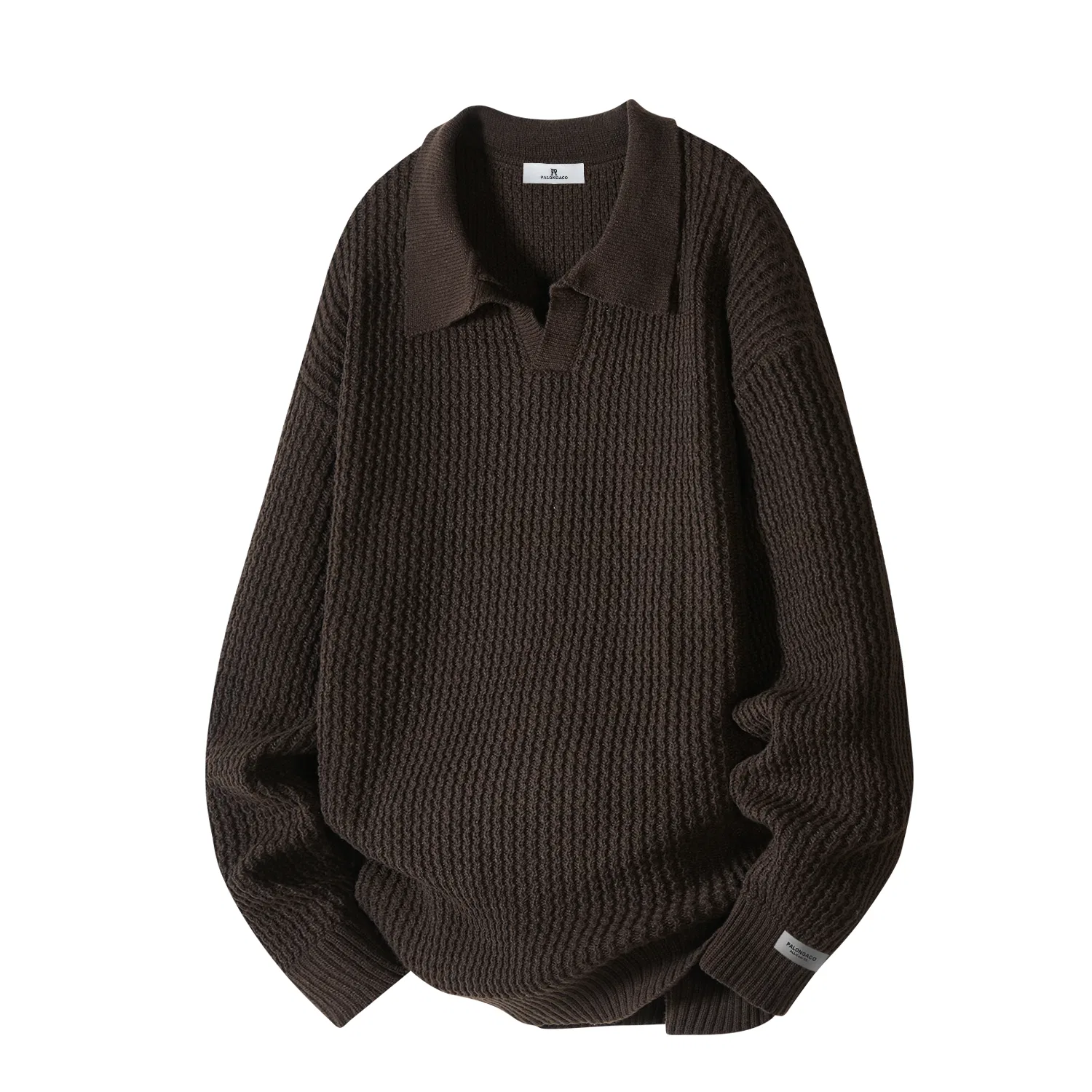 Детский свитер с лацканом Brown PAL ONGACO, Brown