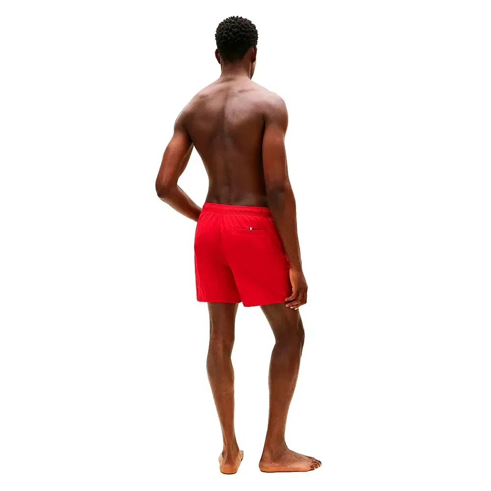 Плавки Tommy Hilfiger Original Logo Mid Length Swim, красный — фото 2