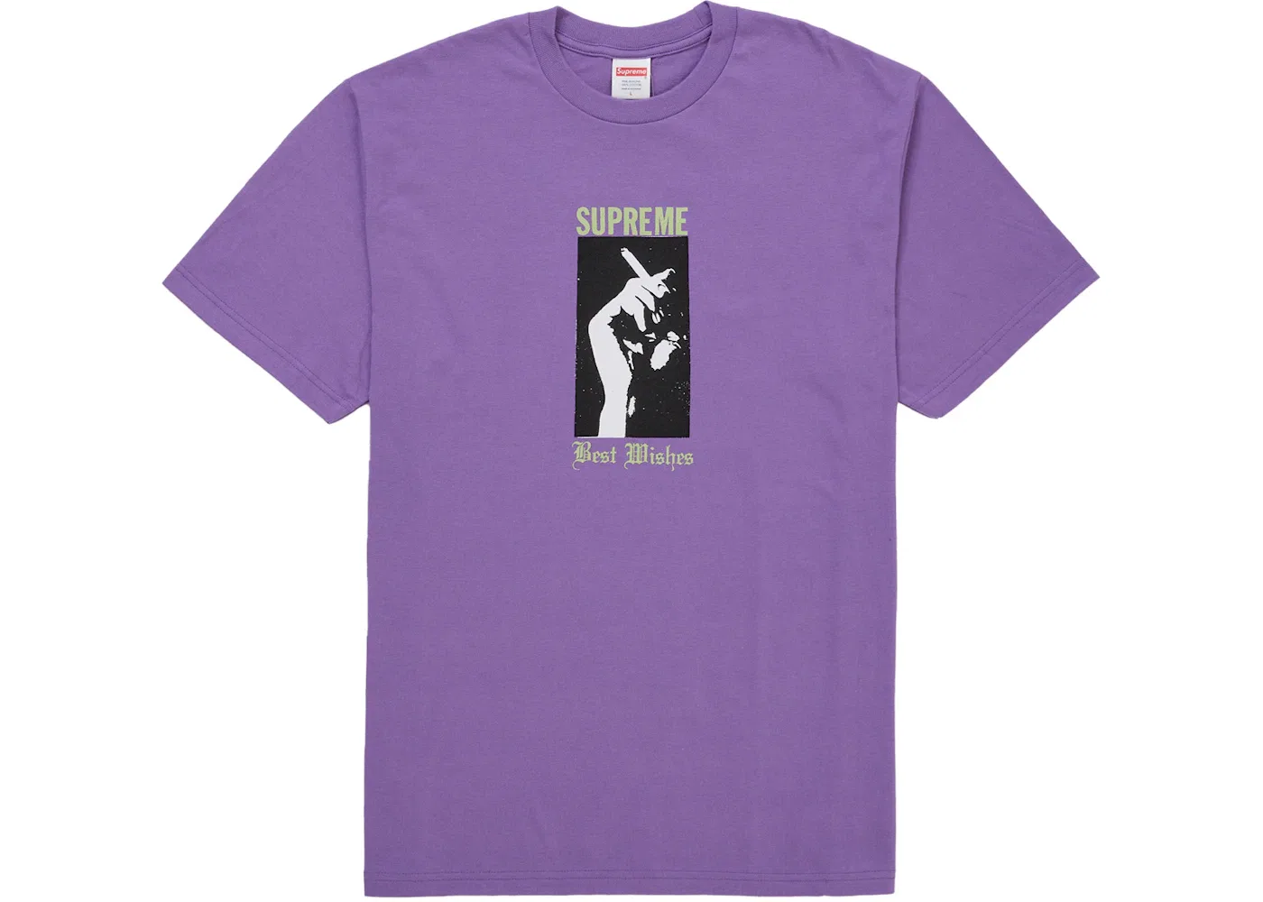 Мужская футболка с принтом Supreme, Purple