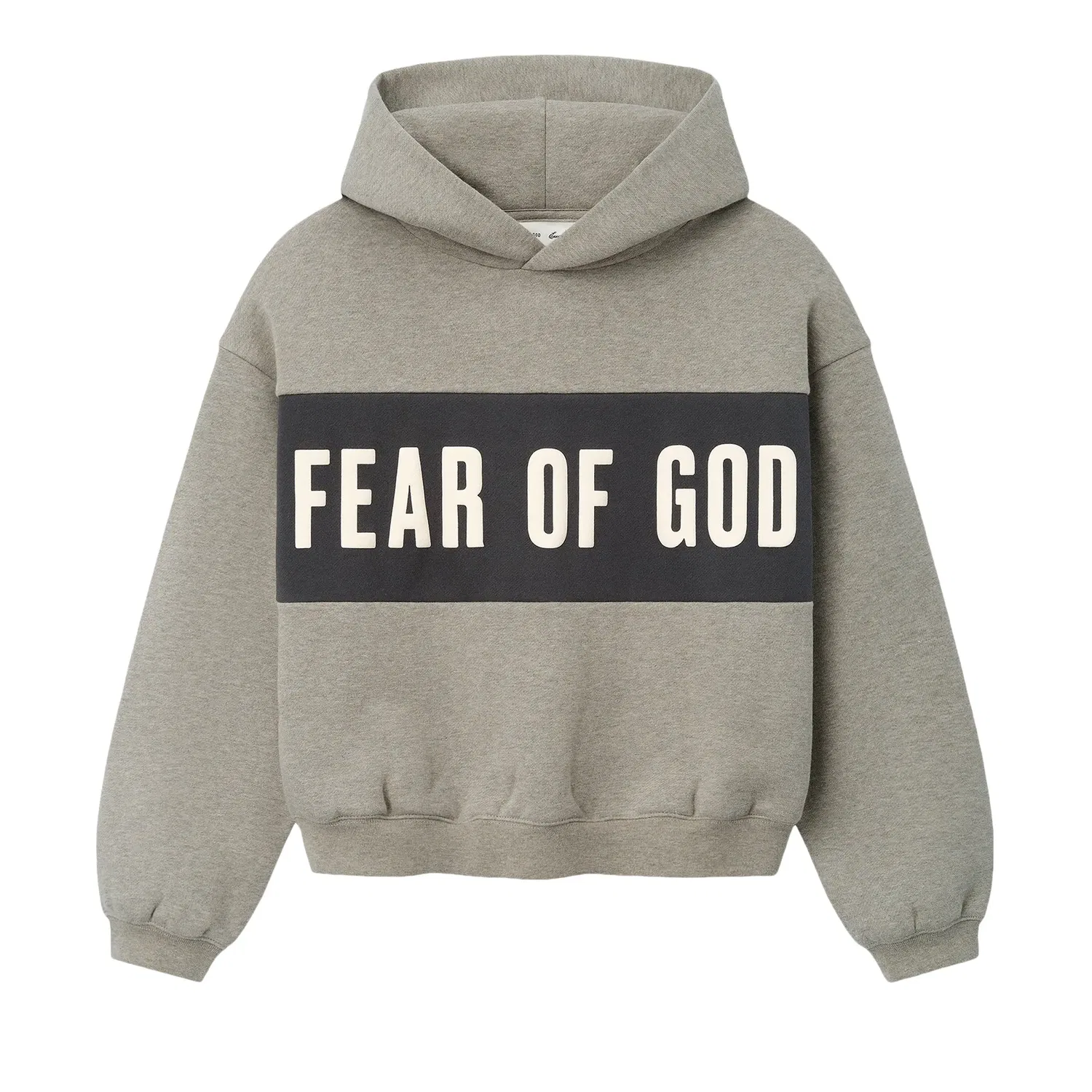 Укороченная толстовка свободного кроя Fear of God Essentials, серый