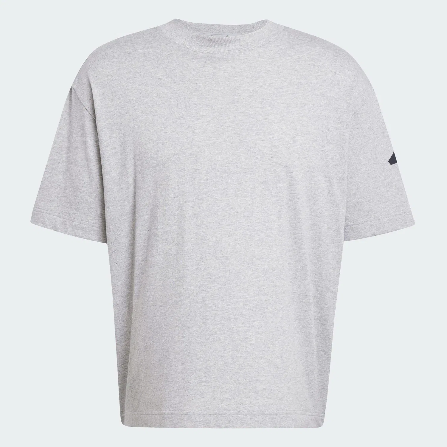 Мужская футболка свободного кроя Essentials Loose Fit 3 Bar Logo Adidas, Grau Schwarz — фото 2