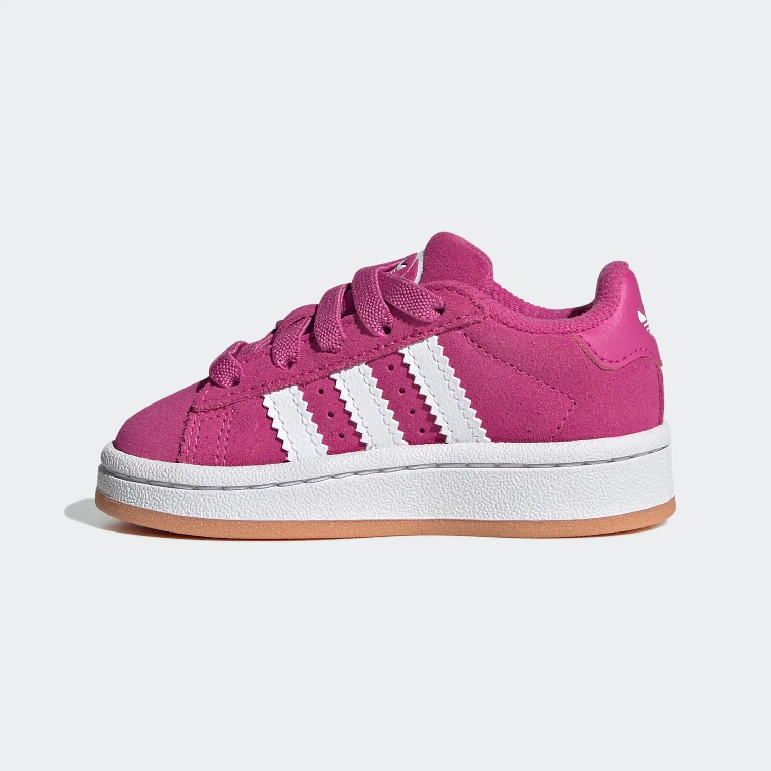 Детские кроссовки с тремя полосками Adidas Originals, Semi Lucid Fuchsia/Cloud White/Gum — фото 3