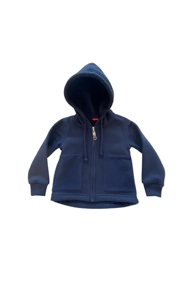 Детское худи для девочек с капюшоном Karamela, Navy Blue — фото 3