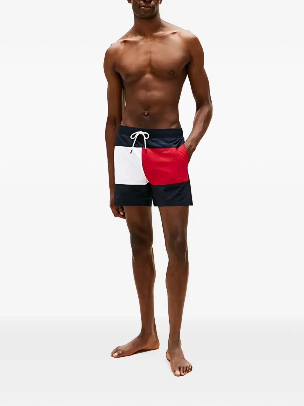 Шорты для плавания на кулиске Tommy Hilfiger, темно-синий — фото 2