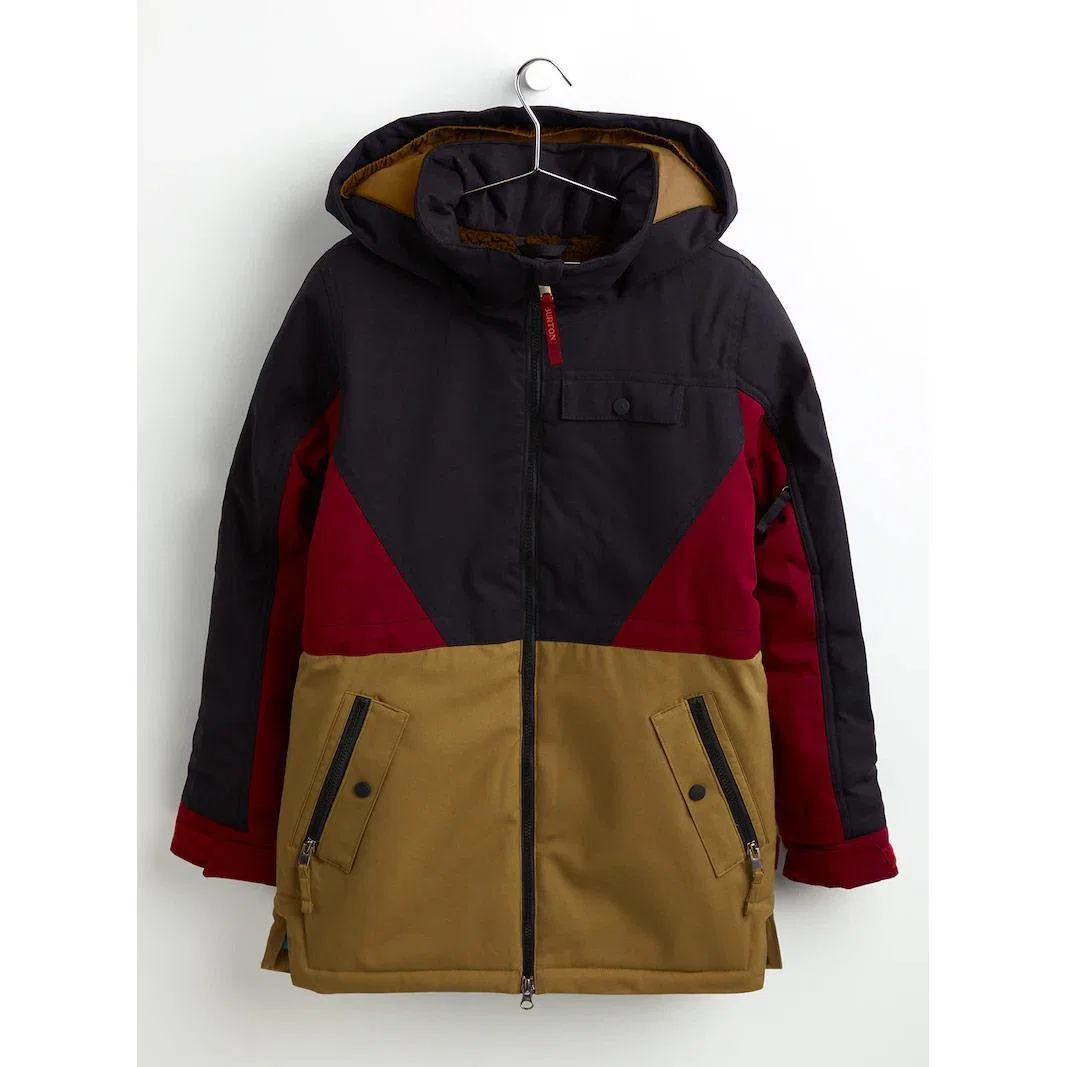 Куртка Khione с утеплителем Burton, True Black/Martini Olive/Mulled Berry