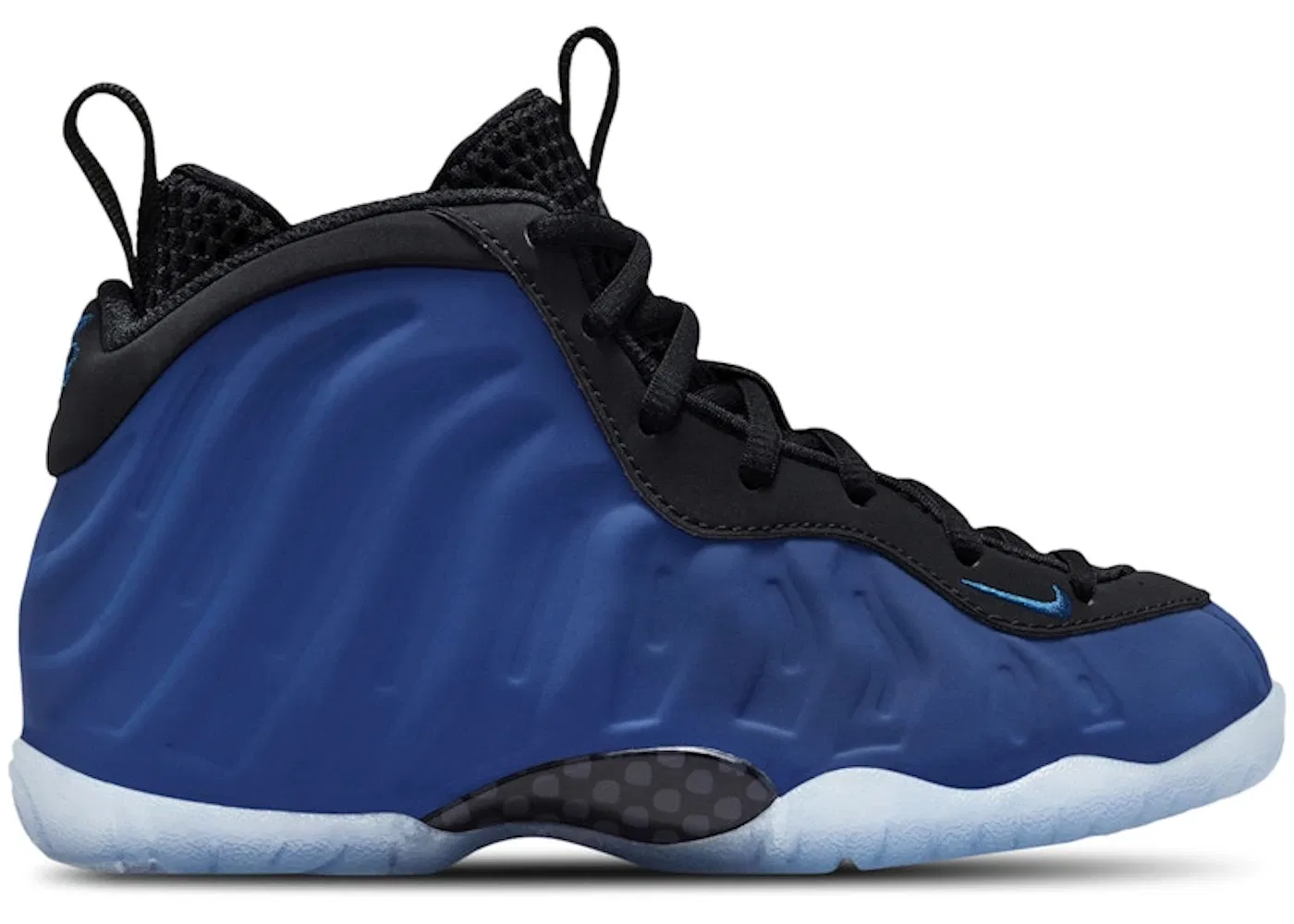 Детские кроссовки с верхом из синтетики Nike Little Posite One, Deep Royal/Deep Royal/Black Ice
