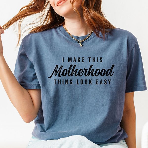 

Футболка с эффектом поношенности I make this motherhood thing look easy Simply Sage Market, Blue Jean, Зеленый, Футболка с эффектом поношенности I make this motherhood thing look easy Simply Sage Market, Blue Jean