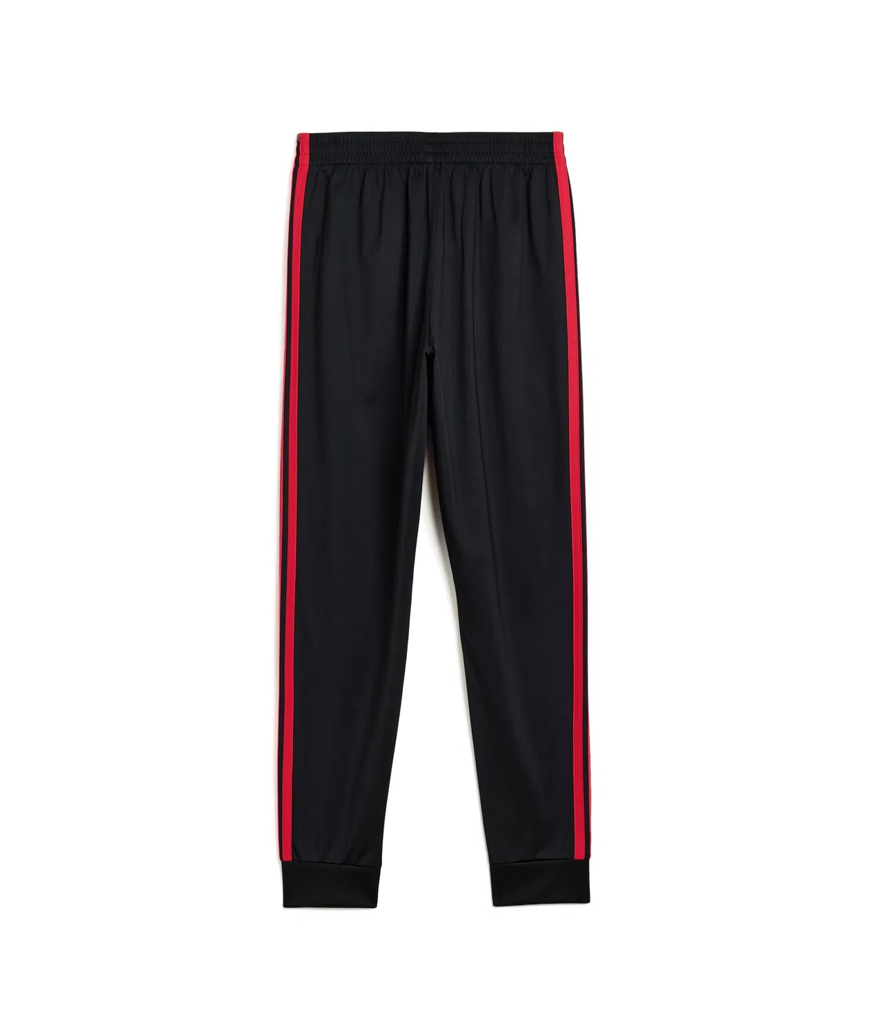 Спортивные брюки из трикотажа с тремя полосками (для детей постарше) Adidas Kids, Black/Red — фото 2