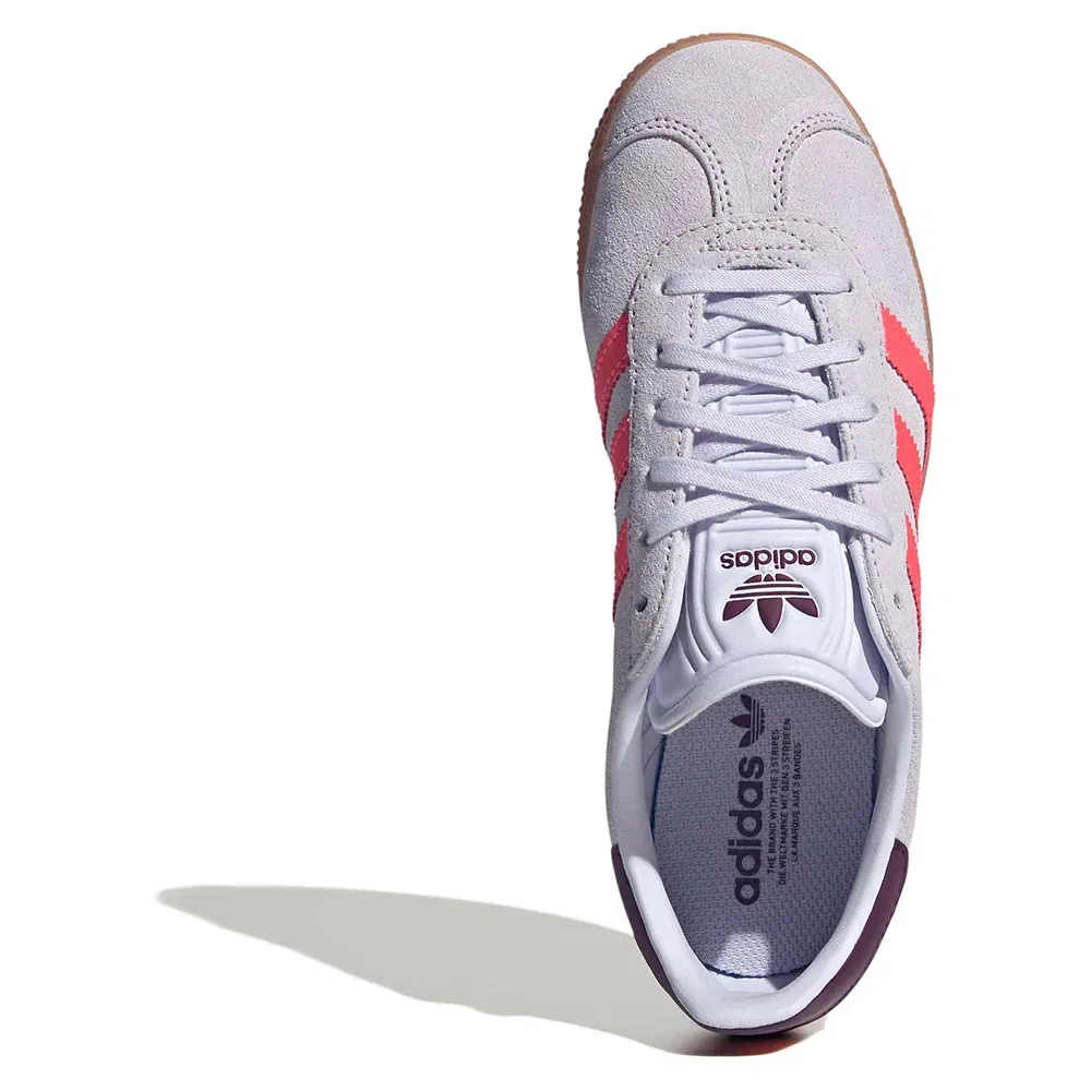 Детские кроссовки для девочек с замшевым верхом Gazelle Junior Adidas Originals, Purple — фото 3