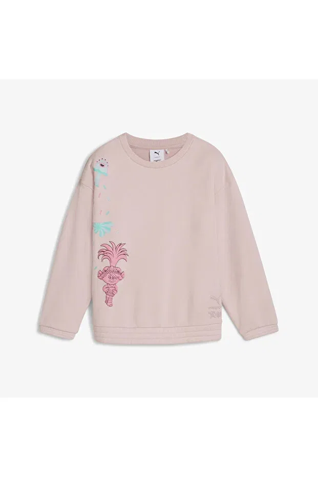 Детские свитшот для девочек хлопковый Puma, Pink
