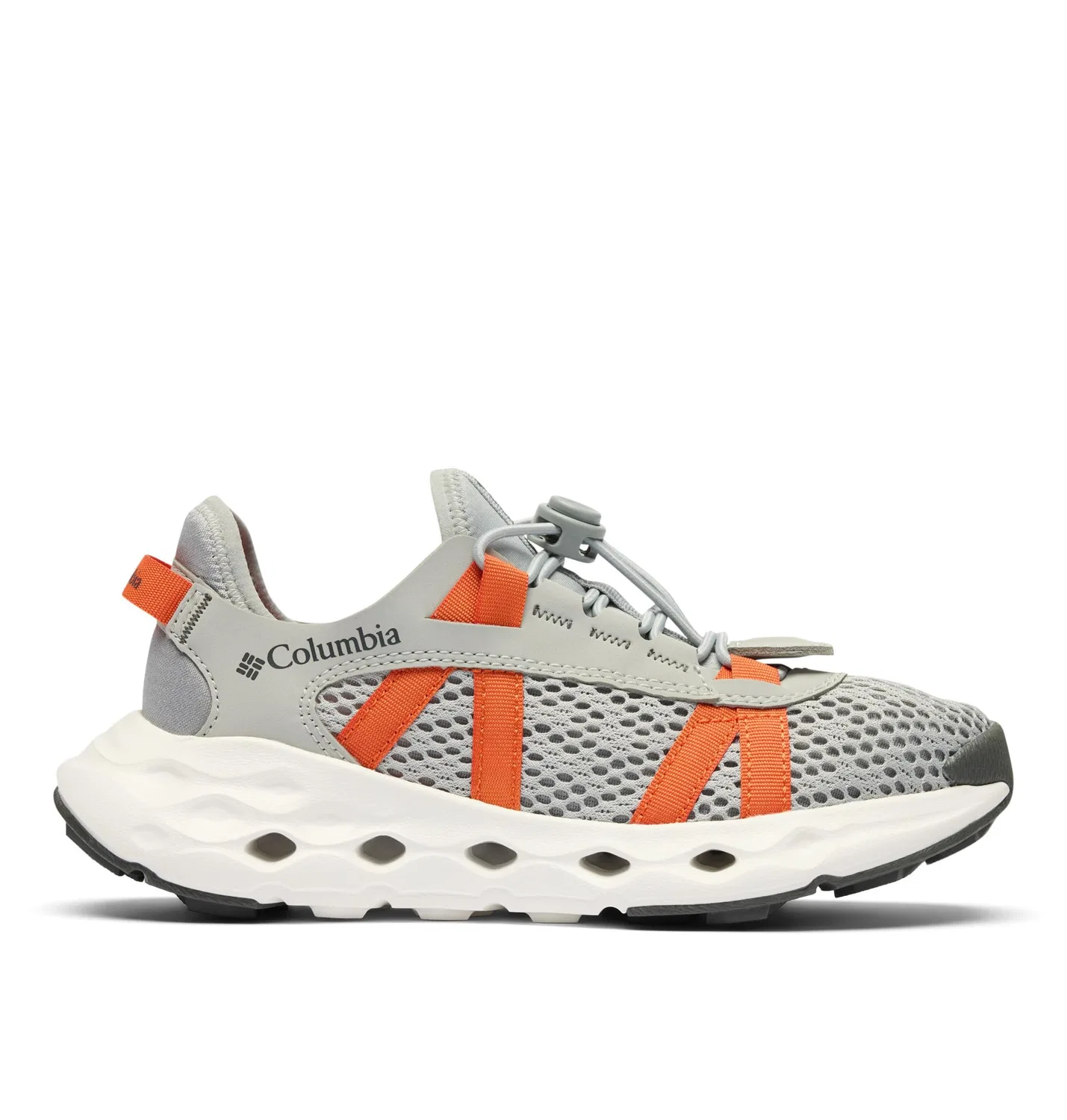 Детские водные туфли для мальчиков и девочек Drainmaker XTR Columbia, Grey Steam Tangy Orange