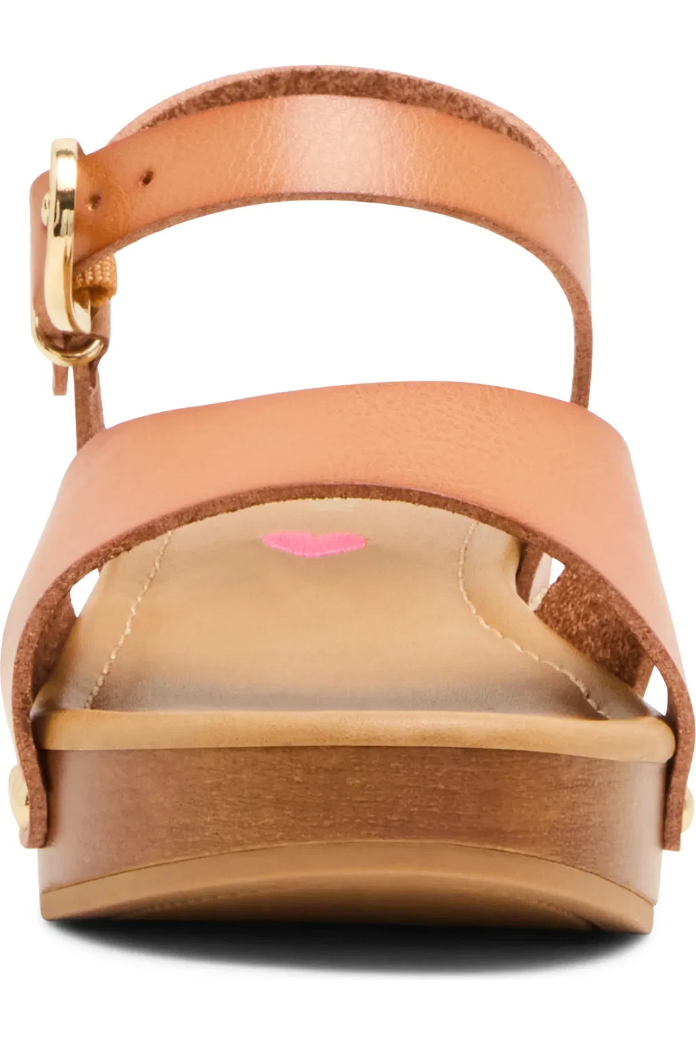 Сандалии детские на платформе Mayson Steve Madden, Cognac — фото 3