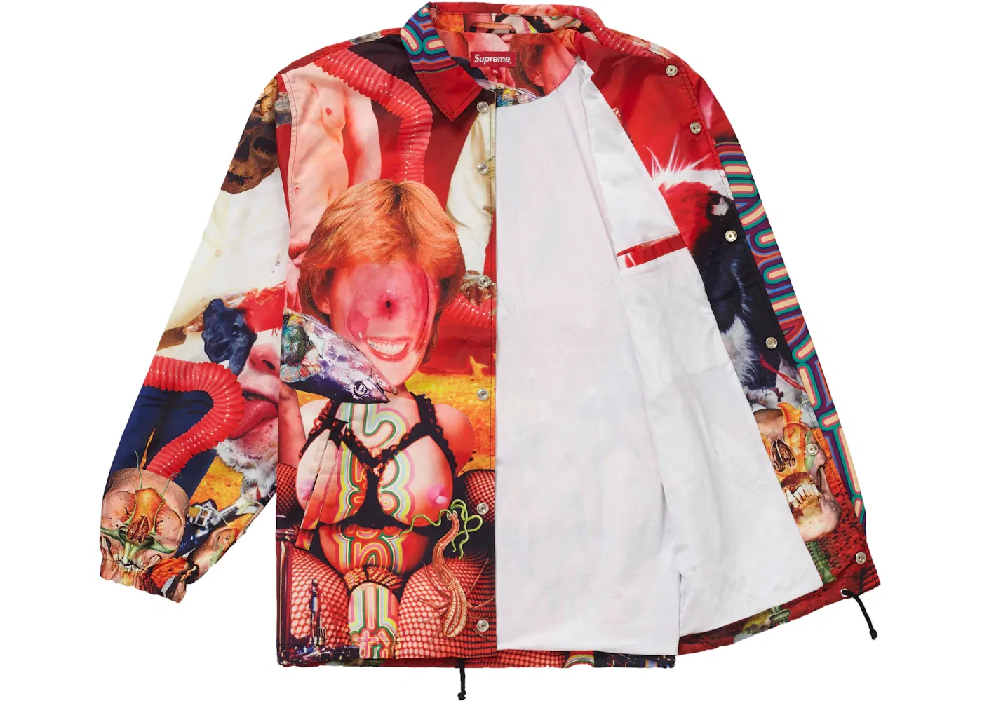 Мужская куртка с принтом Supreme Sekintani La Norihiro Coaches Jacket, Multicolor — фото 2