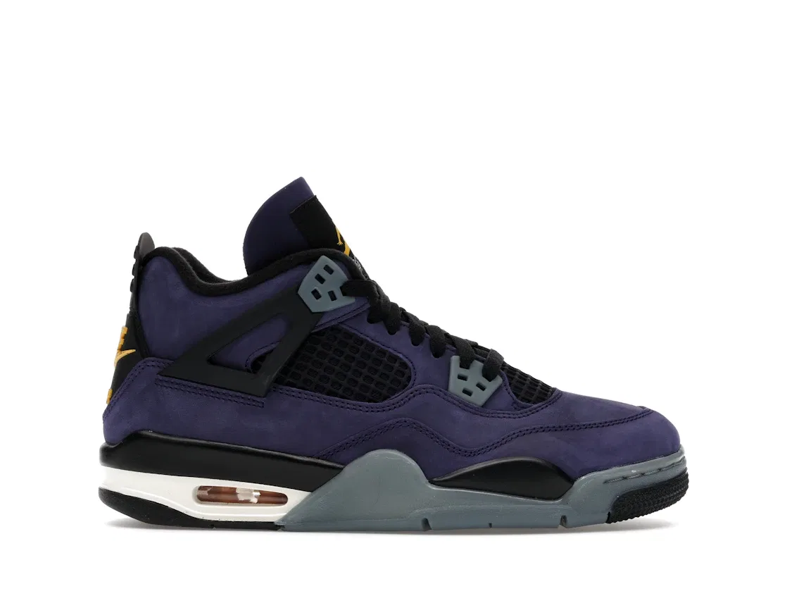 Детские кроссовки Lifestyle Lakers Jordan 4 Retro, Imperial Purple/Multi-Color