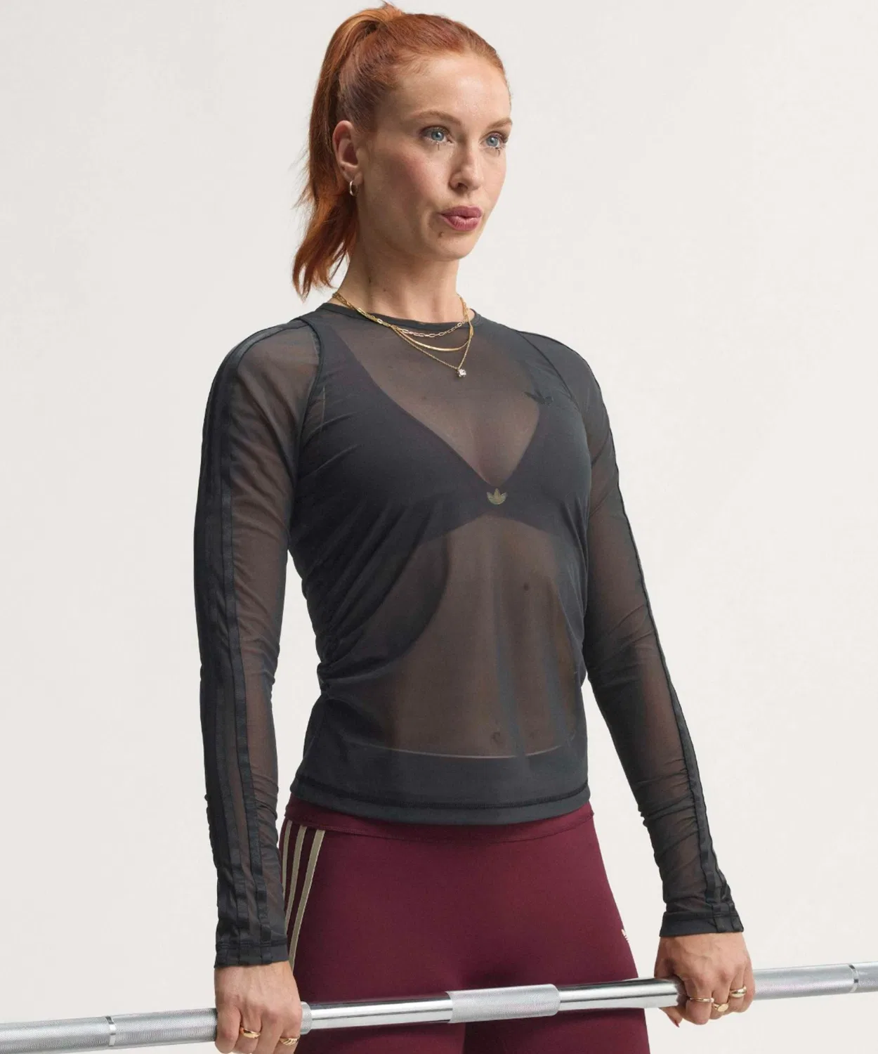 Женская футболка с длинным рукавомAdidas OG SP Long Sleeve Shirt, Black — фото 2