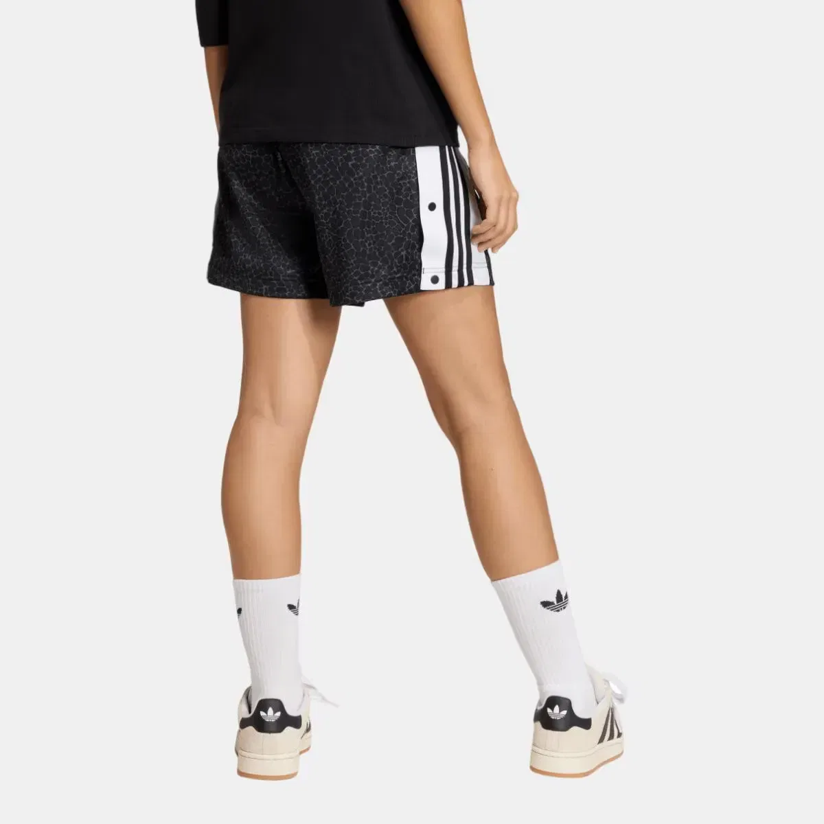 Женские шорты с принтом Adibreak adidas, Negro — фото 2