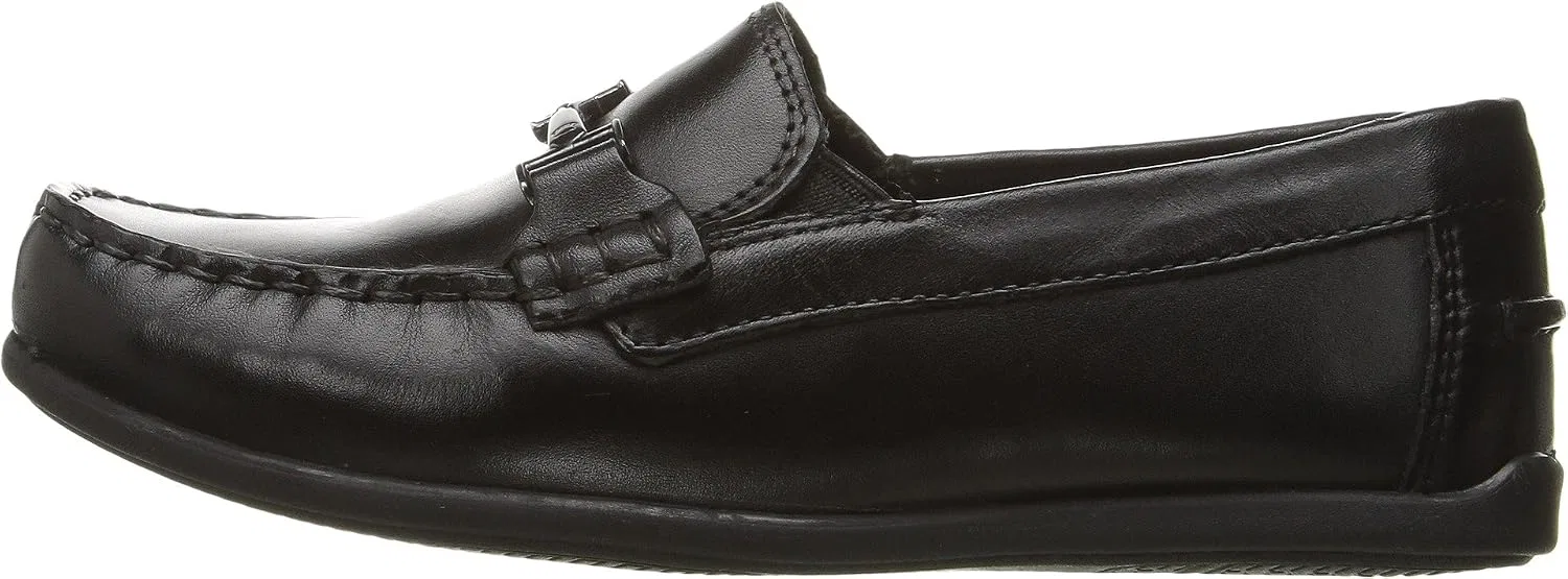 Детские туфли-лоферы для мальчиков Jasper Bit Jr. Florsheim, Black — фото 2