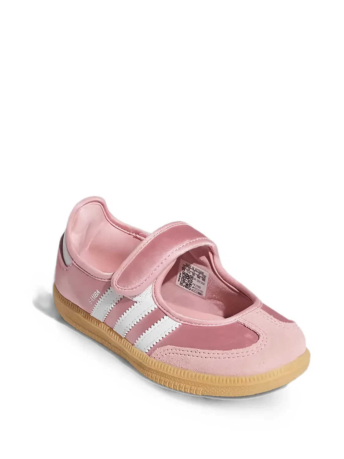 Кроссовки Samba Jane на липучках Adidas Kids, розовый