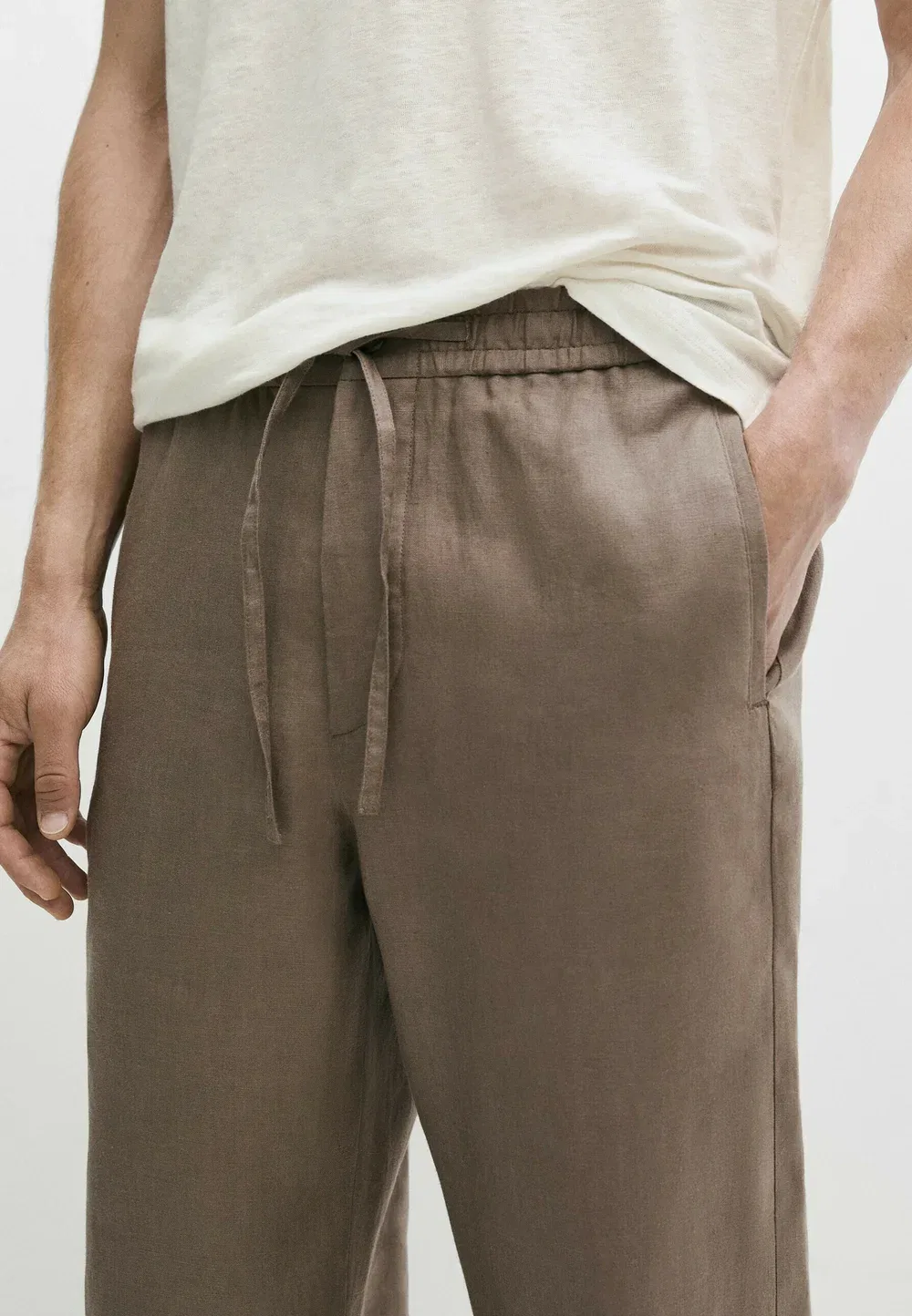 Брюки Massimo Dutti, Sand — фото 4