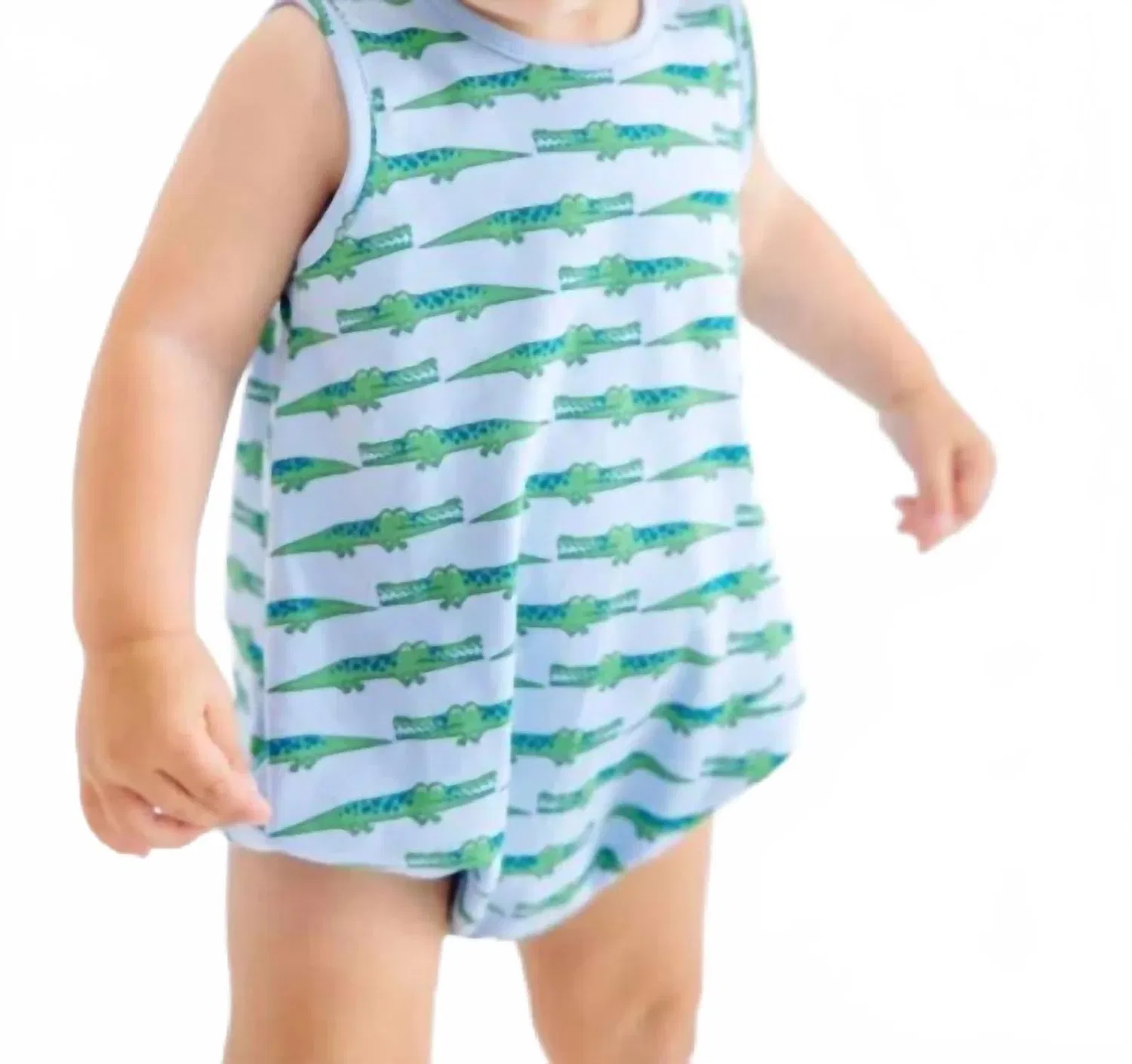 Детский боди-комбинезон с принтом Patton Play Bubble The Beaufort Bonnet Company, See Ya Later Alligator