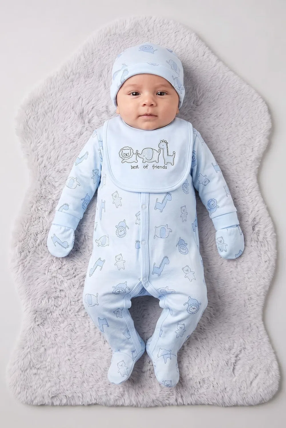 Комплект детской одежды из 5 предметов Rock-A-Bye Baby Boutique, синий