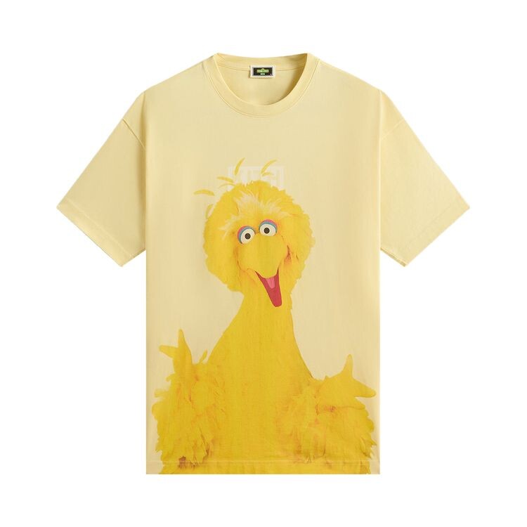 

Футболка Kith x Sesame Street Big Bird Tee Sunrise, желтый