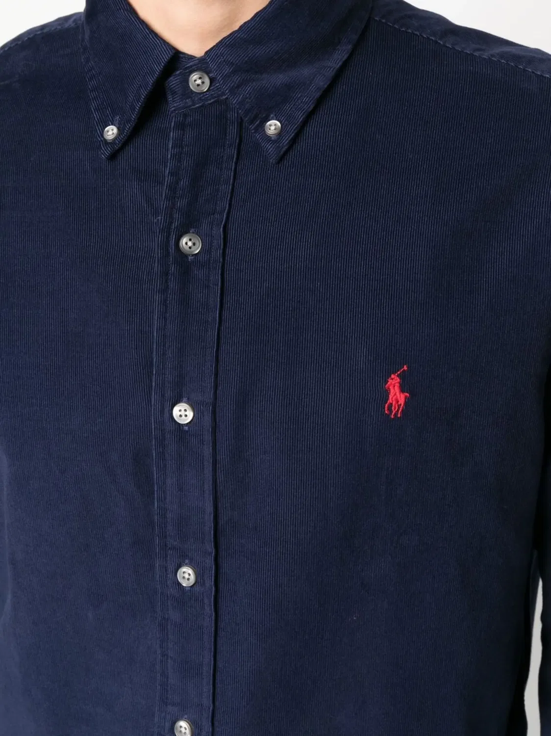 Рубашка Polo Pony синяя Polo Ralph Lauren, синий — фото 3