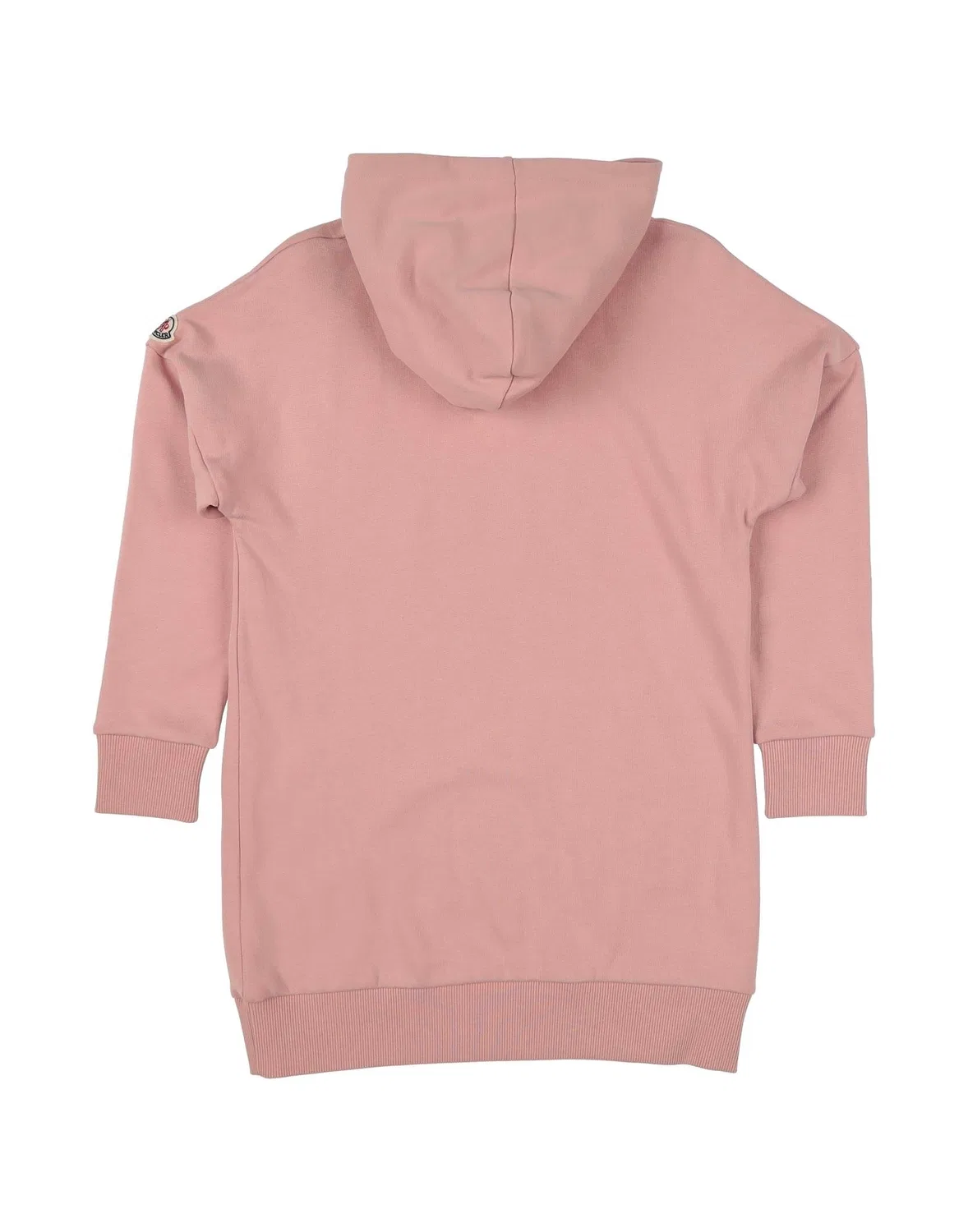 Детское платье-свитшот для девочек с принтом Moncler, Light Pink — фото 2