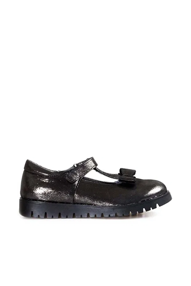 Детские балетки для девочек из натуральной кожи Mirgeshoes, Black — фото 3