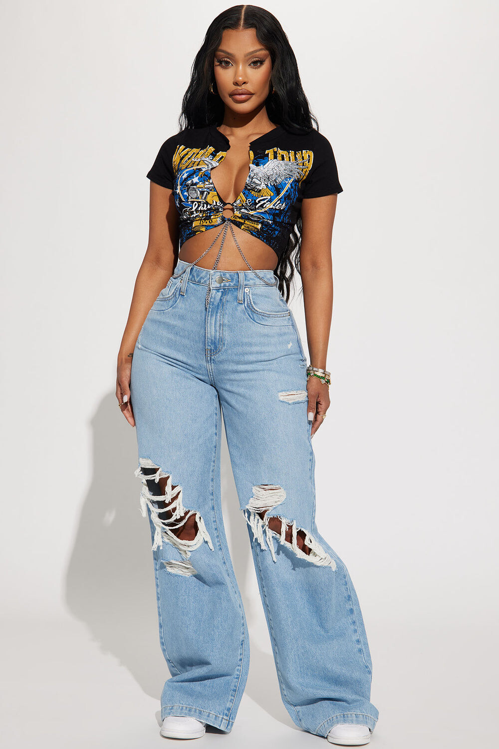 

Джинсы Fashion Nova FN314599, синий
