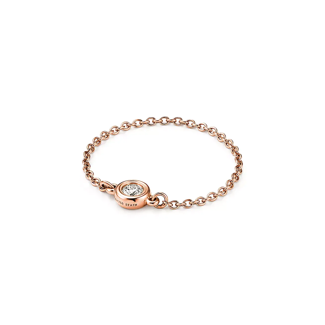 Кольцо Tiffany & Co. x Elsa Peretti Diamonds By The Yard, розовое золото — фото 2