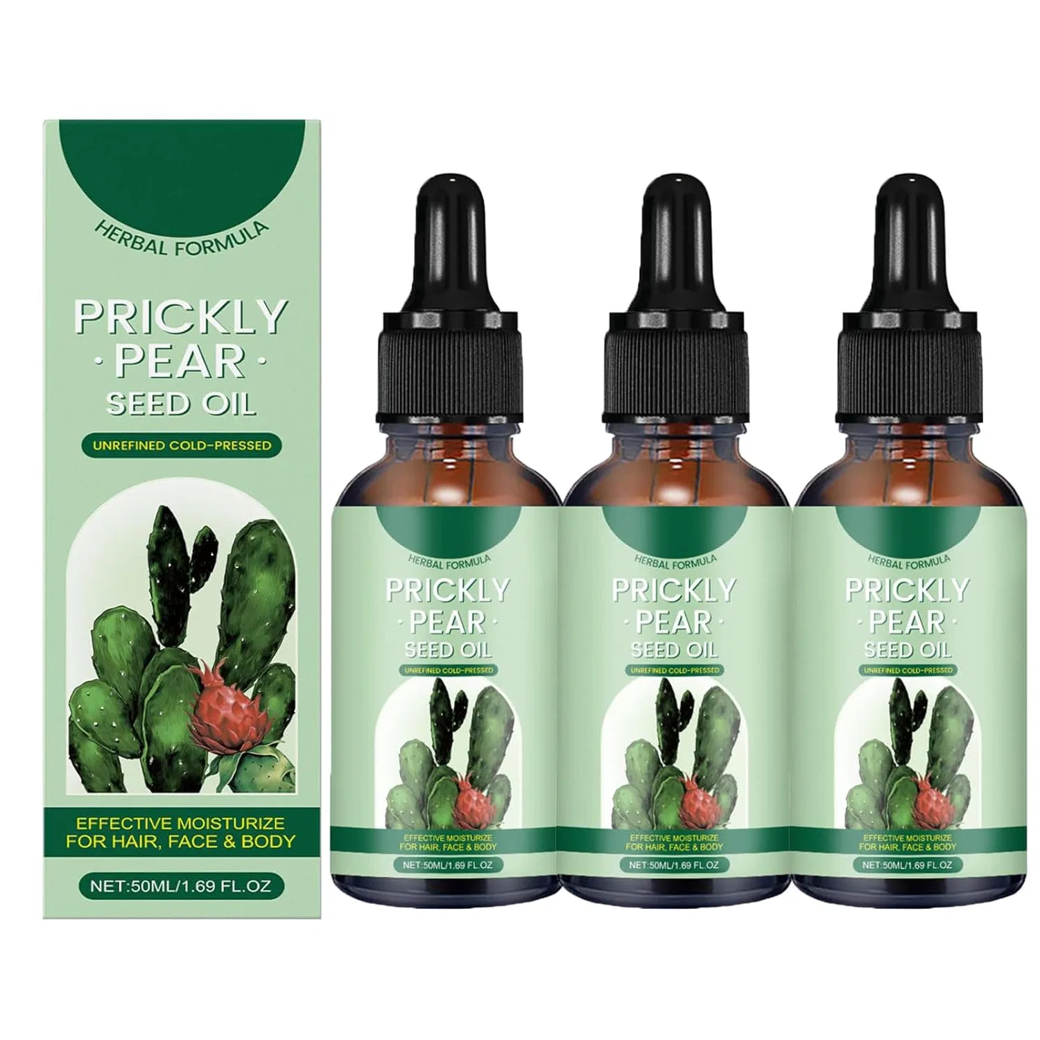 Масло для лица и тела, Prickly Pear Seed Oil, 50 мл Generisch