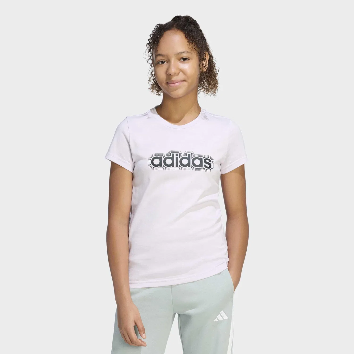 Детская футболка с длинным рукавом Adidas, Hellrosa