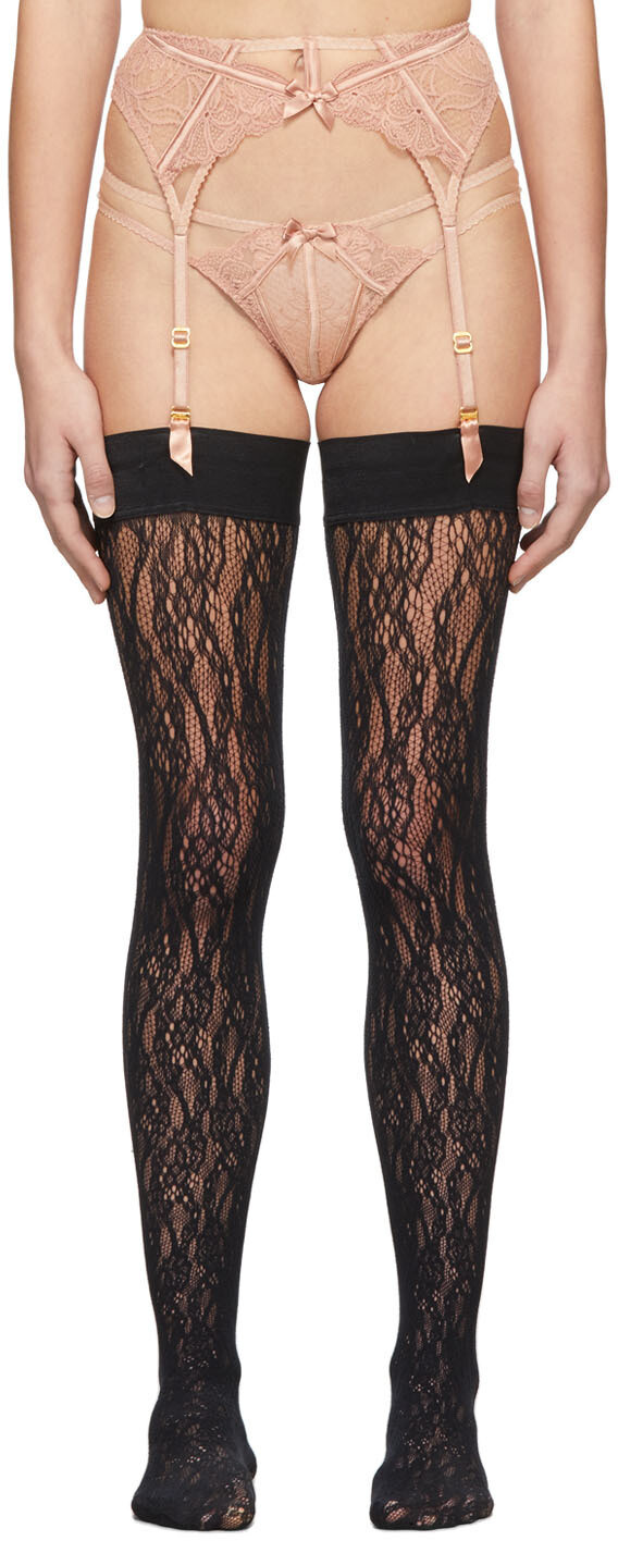 

Бежевый пояс для чулок Rozlyn Agent Provocateur