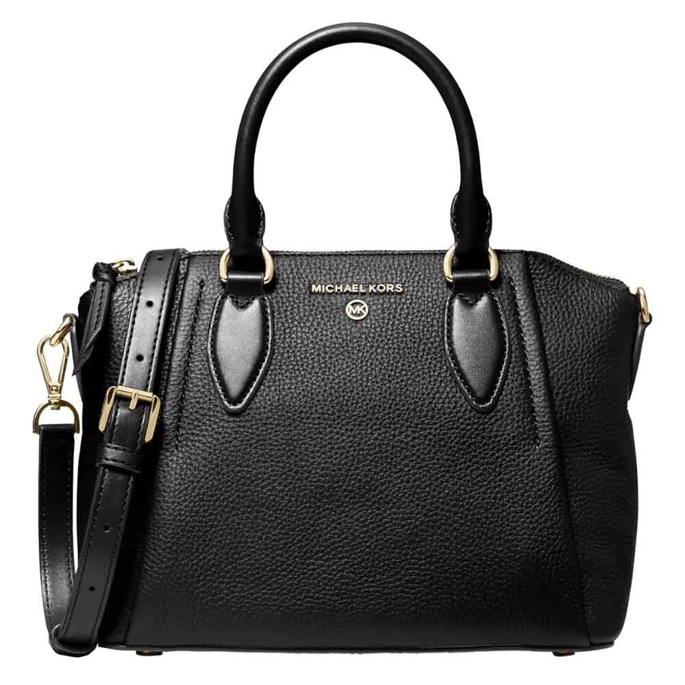 

Сумка-тоут Michael Kors Sienna Peled Leather, черный, Черный;серый, Сумка-тоут Michael Kors Sienna Peled Leather, черный