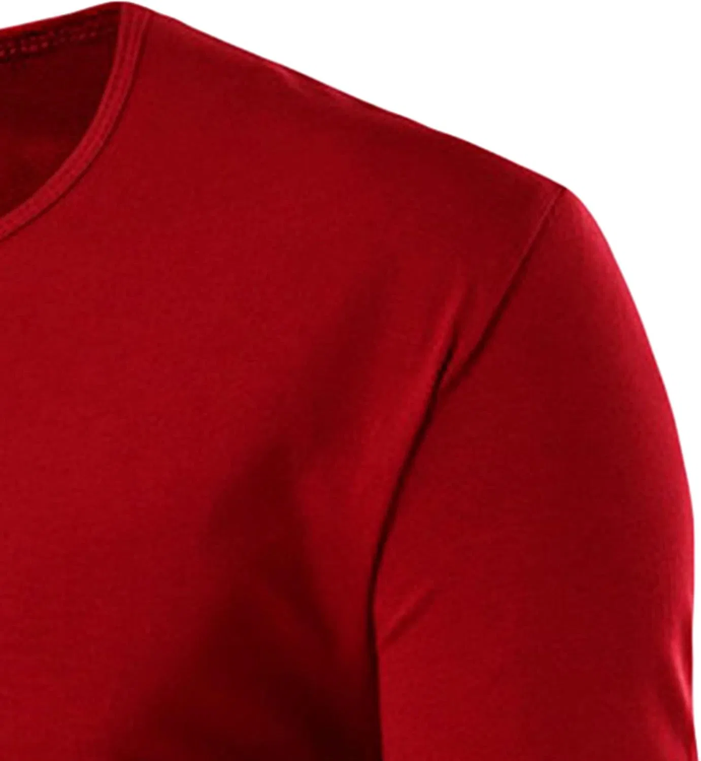 Мужская повседневная рубашка с длинным рукавом Slim Fit, Red — фото 3