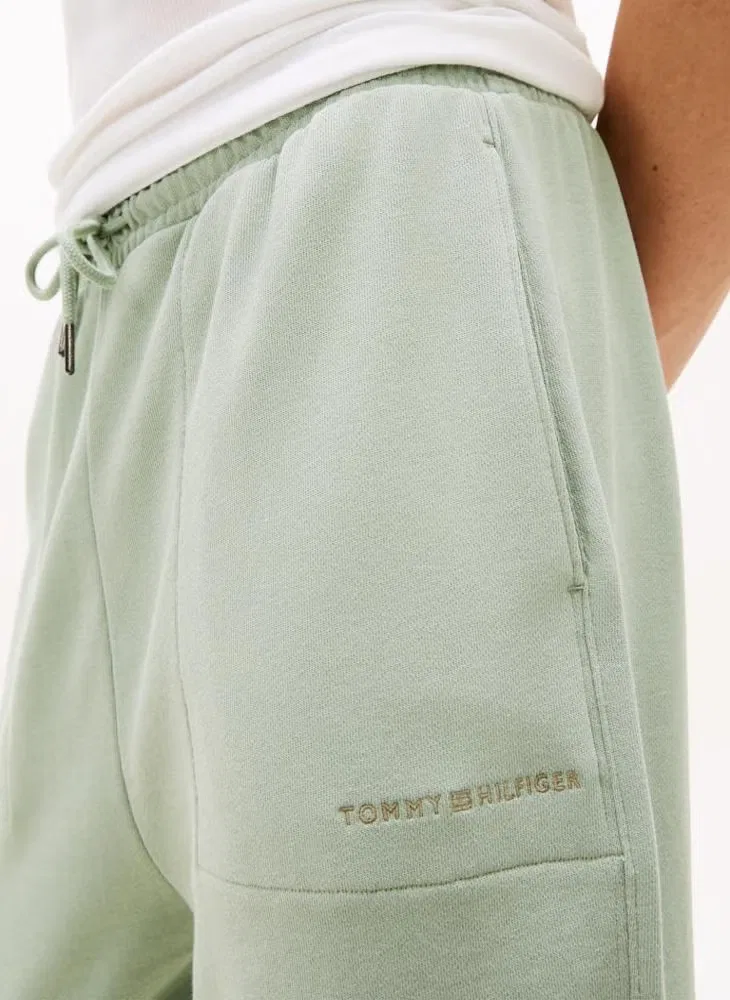 Джоггеры на кулиске с манжетами Tommy Hilfiger, мятно-серый — фото 3