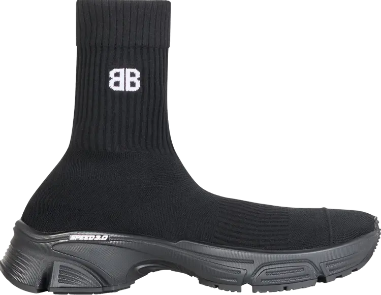 Кроссовки Balenciaga Wmns Speed 3.0 Sneaker Black, черный